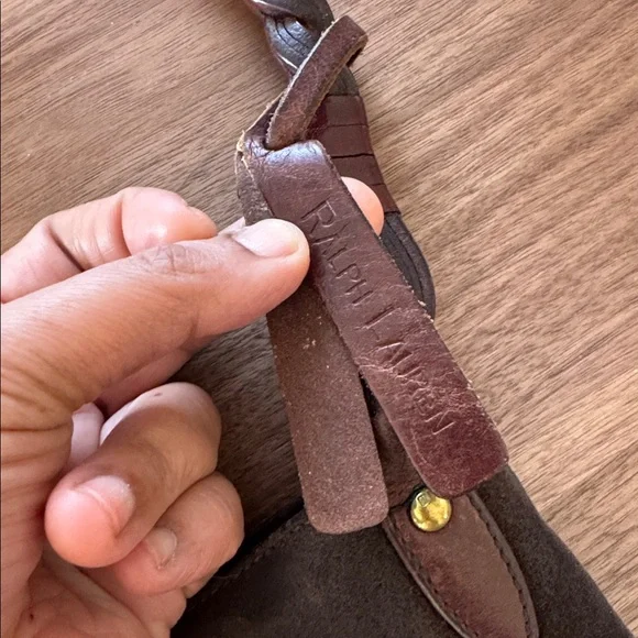 Vintage rare Ralph Lauren Suede bag - Picture 2 of 14